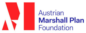 A stylized red letter M logo with the text "Austrian Marshall Plan Foundation" in blue.